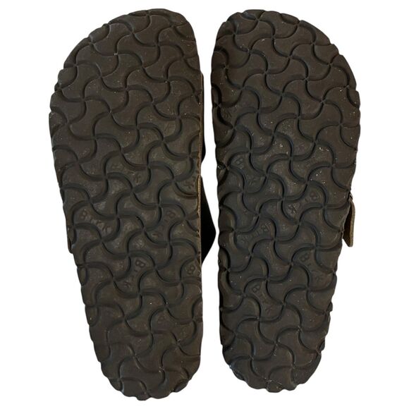 BIRKENSTOCK ARIZONA OILED LEATHER FADED KHAKI US 8-8.5/39 - Picture 8 of 9